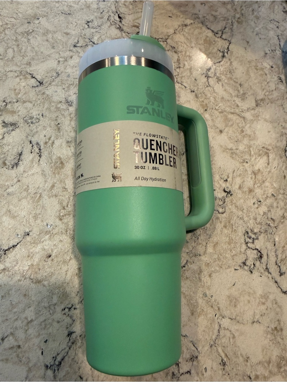 Stanley NWT RARE The Flowstate Quencher H2.0 30oz Tumbler Jade - Picture 4 of 5